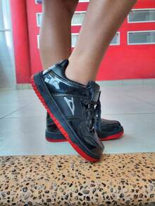 Teni Unisex hombre mujer Negro Casual - Negro - Ver 3