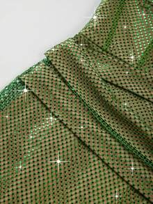 Elisanya Astony One 新款女士露肩优雅大气晚礼服连衣裙 - 綠色 - 查看 7