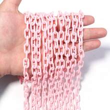 10pcs/Pack Colorful Acrylic Chain, DIY Jewelry Accessories, Necklace Chain, Eyeglasses Chain, Mask Chain - Multicolor - View 22