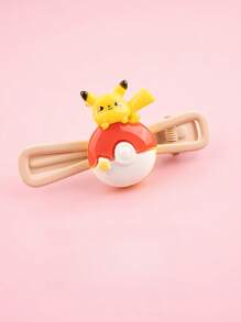 pokemon Accesorio para el cabello con pinza estilo serie Pokémon, adorable dibujo animado de Pikachu, Jenny y Tortuga