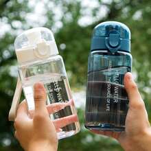 1 Stück 550ml Sportflasche - Weltraumbecher Design, große Kapazität, langanhaltend PC-Material, tragbare Outdoor-Wasserkanne für Fitness und Wandern, Festgeschenk, Schulanfang