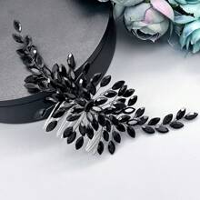 1 Stück Frauen Multi-Farb Strass Haarzubehör, Braut Kopfschmuck, Haarkamm Kopfschmuck für Hochzeit, Verlobung, Ball, Fotoshooting, Silber Hochsteckfrisur Dekoration, geeignet für Hochzeitskleid, Brautkleid Strass Dekoration