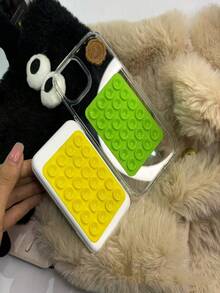 3/4 علب هاتف سيليكون بوسادات شفط، أكواب شفط صغيرة، قبضة هاتف لاصقة، حامل هاتف لاصق، التصاق خالي من الفجوات، مناسب للحمام والمطبخ والغرفة والمعيشة والمائدة والنادي وللسيارة والسفر والمدرسة والمخيم الصيفي والعطلات والإمدادات الصيفية الصغيرة - متعدد الألوان - مشاهدة 11