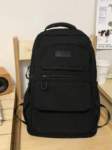 Book Backpack Flap Backpack Waterproof Portable For Travel Vacation Work Office Sport Gym Outdoor Nylon Casual For Student Boys College Student Teens Senior High School Student Funny Gifts Christmas Holiday Thanksgiving Gifts Back To School Beach Bag Laptop Case The Sporty Life Bag Pack Backpacks Travel Must Haves Large Bag Spring School Bag College Bag New Life Items For Students Men Essentials School Backpack School Supplies Bag For School College School Bags Large Capacity Bag Travel Bags Waterproof Backpack