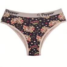 Kit 10 Calcinhas LISAS Adolescente Juvenil Elástico exposto cotton 8% - Pepper Lingerie
