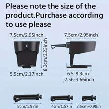 1pc Multifunctional Car Air Outlet Cup Holder-Tea Cup Holder-Beverage Rack-Car Ashtray Fixed Bracket