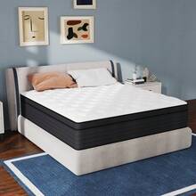 8/10/12/14 Inch Individual Pocket Springs With Gel Memory Foam, Medium Firm Mattresses In A Box, Hybrid Twin Full Queen King Size Mattress With Pressure Relief - 深灰色 - 查看 6