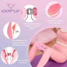 Thigh Master Thigh Exerciser For Women, Enhanced Resistance Hip And Pelvis Trainer, Inner Thigh Exercise Equipment Kegel Exercise Products For Women Home Gym