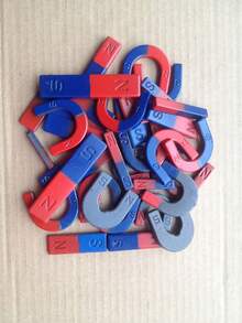 Magnet Lab Kit. Student Science Lab Physics Class Lab Supplies With Compass. Student Fun Learning Kit Teaching Magnet Set. Physics Experiment Equipment. Magnet Teaching Magnet Set [Wheel Style Color Random] - Many - View 9