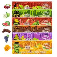 30 Packs / 6 Flavored Fruit Paper Rolls, 78mm Rolls, Various Flavors, Slow Burn, Gifts For Friends - 彩色 - 查看 1