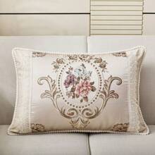 Funda de almohada decorativa de 50*50cm con bordado de estilo europeo retro