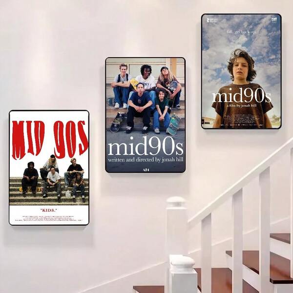 1/3PCS Wall Arts Posters Optional Frame Pop Classic Movie TV Mid90s Poster HD Art Wall Waterproof Home Living Room Bedroom Bar Aesthetic Decoration