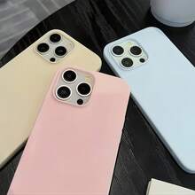 3pcs Matte Solid Color Full Coverage Anti-Slip Phone Case Compatible With Apple 16PROMAX/15PLUS/15PRO/15/14PROMAX/14PLUS/14PRO/14/13PROMAX/13PRO/13/12PROMAX/12PRO/12 11PROMAX/11PRO/11/XSMAX/XR/XS/7/8PLUS - Multicolor - View 4