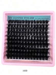 200pcs/150pcs/140pcs/100pcs Luxury Fluffy 8D Faux Mink Lashes - Mixed 10-18mm Length, 0. 07mm Thickness, Russian D Curl, Volumizing & Reusable Dramatic Lashes, Easy For Beginners - 10 Trays (60D/80D/100D/120D/160D/200D Variety Pack) Lash Clusters, Eyelash Clusters, Individual Eyelashes, Lashes, Fake Lashes - D - 查看 7