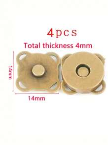 Cierres magnéticos invisibles a presión, cierres magnéticos tipo ciruela, botones de costura, botones metálicos invisibles para coser, broches magnéticos para bolsos, para hacer manualidades, accesorios para bolsos y carteras, bolsos de hombro, botones magnéticos de 14mm para costura, manualidades, bolsos, ropa, botones magnéticos de dibujos animados para coser, botones DIY