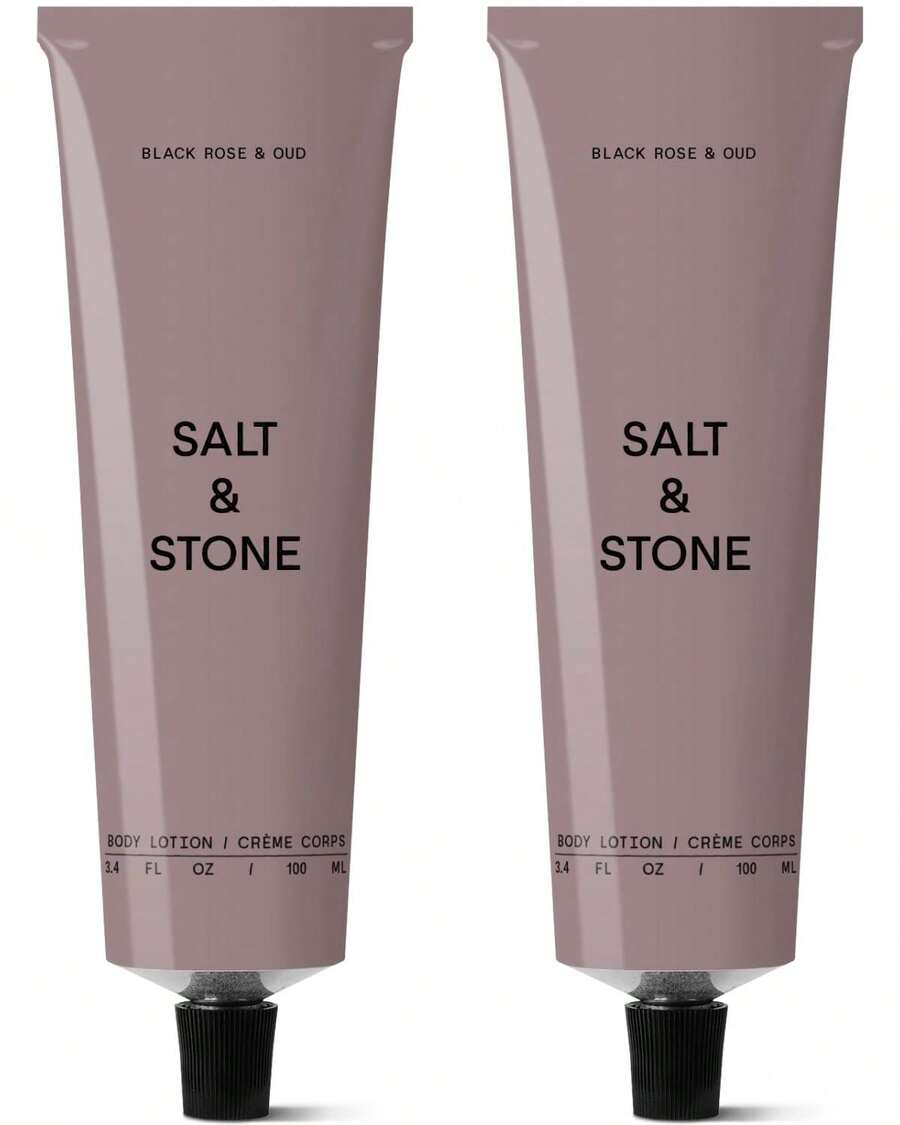 Body Lotion For Women & Men | Hydrates, Nourishes & Softens Skin | Restores Dry Skin | Fast-Absorbing | Cruelty-Free & Vegan (100 Ml) (Bergamot & Hinoki) - Black Rose & Oud - 3.4 fl oz - 查看 1