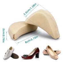2 pezzi Inserti per avampiede in spugna, cuscinetti per alleviare il dolore nelle scarpe con tacco alto da donna, riducono la taglia della scarpa, accessori di riempimento e protezione per le scarpe