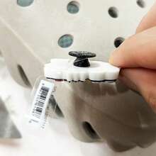 Fashion The Clogs Accessorized With Cartoon Pixel Decorations Have Great Charm - 10pcs 1set - View 9