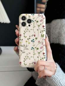 Funda para phone (1 unidad), diseño floral retro, compatible con phone X/XS, XS Max, 11, 12, 13, 14, 15 y 16. - Multicolor 5 - Ver 6