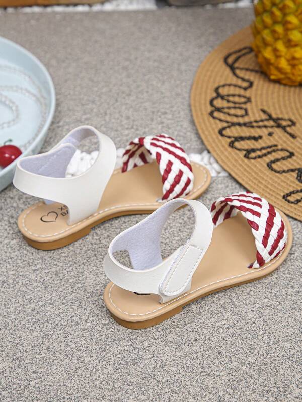 Sandálias Princesa Novas 2025, Sapatos de Verão para Meninas, Tamanho Grande, com Sola Macia e Rasteira, para Bebês/Crianças Pequenas/Crianças Grandes