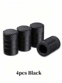 Tire Valve Stem Caps-4/2 Packs, Anodized Aluminum Tire Valve Cap Set, Corrosion Resistant, Universal Stem Covers For Cars Trucks Motorcycles SUVs And Bikes