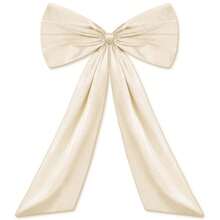 1pc Satin Black, Pink, White, Gold Bow Decor, Suitable For Party Decorations On Dining Table, Wall, Home, Wedding, Graduation, Bachelorette, Birthday Celebration, Gifts For Girls/Women - Multicolor - View 10