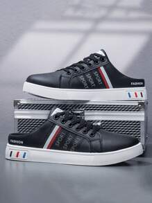 Men's Low-Top Breathable Casual Sneakers, Board Shoes, Youth Fashion Flat Shoes, Versatile Non-Slip