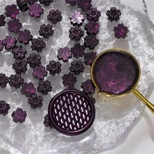 BAOFALI 100 PCS Colorful Aurora Wax Beads For Wax Seal Stamp/100 PCS Sakura Shape Sealing Wax Beads For Wax Seal Stamp