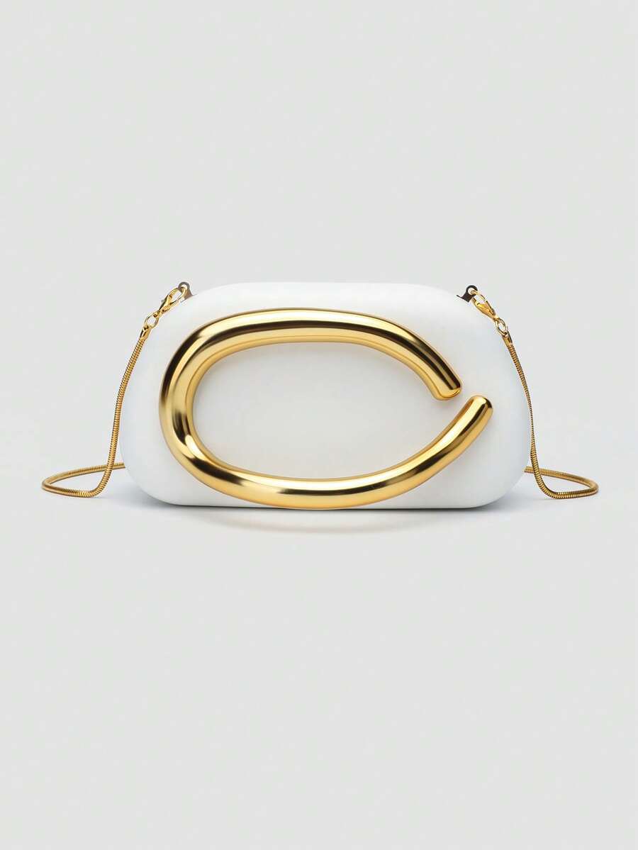 1 chiếc ví cầm tay PU, Lựa chọn quà tặng lý tưởng cho ngày lễ tình nhân, Thoải mái & thời trang, Túi xách thời trang, Lựa chọn quà tặng cá nhân, Phụ kiện 2025, Phong cách thời trang phù hợp với mọi dịp, Cảm giác sang trọng giá cả phải chăng, Túi dự tiệc nổi loạn, Hoàn toàn phù hợp cho các bữa tiệc, đám cưới, dạ tiệc, bữa tối/tiệc chiêu đãi, Túi xách thanh lịch cho quý cô - trắng - Xem 1