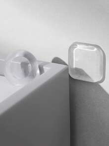 1/3/6pcs Silicone Door Handle Wall Protector Pads, With Strong Adhesive Backing, Upgraded Thick & Reusable, Ideal For Wall Protection And Noise Reduction