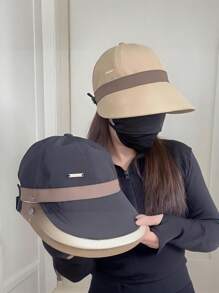 3pcs/1pc Women's Quick-Dry Solid Sun Protection Baseball Cap With Visor Brim, Summer Outdoor Golf Beach Hat, Suitable For Vacation, Beach, Gifts, Ponytail - Foldable - Sun Hat Quick Drying Summer Beach Outdoor - UV Protection Baseball Cap, Ultra-Light Fabric, Ultra-Light,