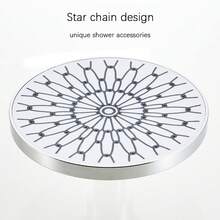 （15 厘米/5.9 英寸）完美的淋浴顶喷，强力淋浴，水量大，可洗头。