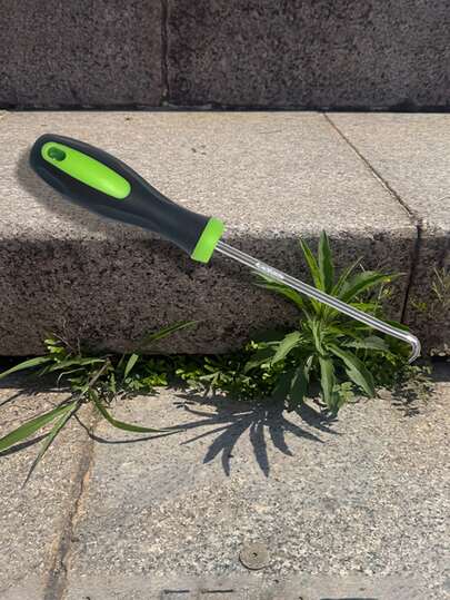 Garden Helper Heavy-Duty Metal Weeding & Cultivating Hooks - Sharp Tines For Efficient Removal, Grass, Stone & Moss Removal - Ergonomic Grip, Durable Construction Tool For Garden Maintenance, Weeder Gardening Tool, Sturdy Metal Hook, Ergonomic Design