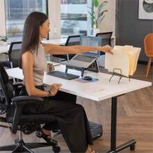 Step File Junior Estante Organizador De Alambre, 6 Secciones, Negro (72613)