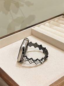 High Quality Four Leaf Flower Stainless Steel Bracelet Link For Apple Watch Band Series 8/7/6/10 40mm 41mm 38mm 42mm 44mm 45mm 46mm Strap