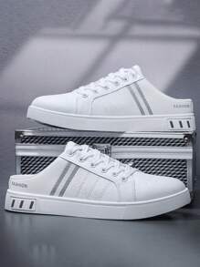 Men's Low-Top Breathable Casual Sneakers, Board Shoes, Youth Fashion Flat Shoes, Versatile Non-Slip