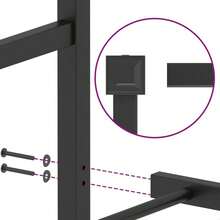 Bed Frame Black Powder-Coated Steel King Metal Bed Frame-1210 - Multicolor - View 9