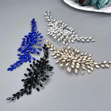 1 Stück Frauen Multi-Farb Strass Haarzubehör, Braut Kopfschmuck, Haarkamm Kopfschmuck für Hochzeit, Verlobung, Ball, Fotoshooting, Silber Hochsteckfrisur Dekoration, geeignet für Hochzeitskleid, Brautkleid Strass Dekoration