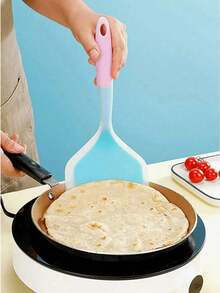 1 Pc Silicone Spatula, Egg Turner, Non-Stick Flipper, Wide Kitchen Spatula, Cooking Utensil, Heat Resistant & Easy To Clean, Colorful Handle With Hanging Hole, For Daily Cooking, Breakfast, Omelets, Pancakes, Home Cooks, Culinary Enthusiasts, Practical Kitchen Gadget - Multicolor - View 6