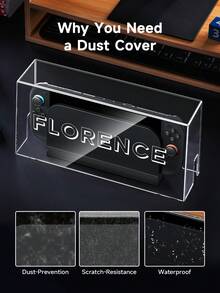 Ayotu Name Customized Switch Dust Cover Compatible With Nintendo New Switch2 7.9-Inch, Text Customized Fun Dust Cover, Switch/OLED Personalized Customized Switch Shell, Acrylic Display Box, Scratch-Resistant And Waterproof Base Protective Cover - Multicolor - View 3