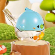 1pc Funny Whistle Chicken Shaped Water Toy, Two Ways To Play, Portable Educational Toy, Cartoon Design, Multi-Colors