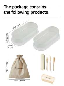 WORTHBUY Portable Lunch Box Student Office Worker Bento Box Salad Fruit Food Contanier With Compartment Keeping Box