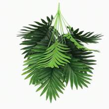 82 cm, 18 Stück hohe künstliche Bananenblätter mit Stielen, Imitation einer Paradiesvogelpalme, künstliche Blätter, tropische Pflanze, grüne Blätter, Blumen, Dschungel, Strandparty, Haus, Garten, Dekoration, Hochzeitsdekoration, ohne Blumentopf