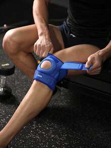 VBOSI 1 Piece Women Men Adjustable Knee Support Patellar Protection With Breathable Holes For Basketball Running Weightlifting Gym Accessories Knee Support - Multicolor - View 12