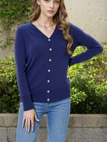 GIGOGOU Spring Autumn Women Knit Cardigan