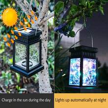 NetHong 2/3PC Party Decor LED Solar Pendant Light, Outdoor Garden Waterproof LED Light, Ambient Decorative Light, Garden Decorative Lighting - Colorful Lights - View 9