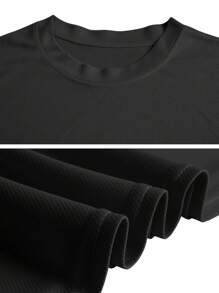 Men's Athletic Wide Shoulder Tank Top, Quick-Dry Breathable Fabric, Suitable For Home Workouts, Camping, Summer Outdoor Activities, Multipurpose Design To Meet Various Training Needs