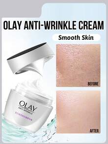 Olay 1pc 50g (1.75oz) Rejuvenating Anti-Wrinkle Cream, Reduces Fine Lines, Improves Dullness, Light Fragrance, Creamy Texture, Highly Absorbent, Anti-Aging, Infused With BHA Salicylic Acid, Tightens Skin, Brightens Complexion, Long-Lasting Soft Skin, Suitable For Those Seeking Anti-Wrinkle Care, Daily Skincare, Nighttime Skincare, Seasonal Skincare. - 50g - View 1