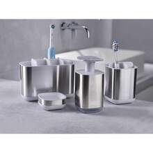 2026 Hot Selling Bathroom Organizer-Joseph Joseph Easy-Store - Compact Toothbrush Holder Caddy Bathroom Storage ,/White, Regular-New Fashion - Thép không gỉ - Xem 8