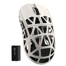 ATTACK SHARK ATTACK SHARK R2 kabellose Gaming-Maus, superleichte Magnesiumlegierung, PAW3950 42.000 DP optischer Sensor, 8.000 Hz Abtastrate, 2,4G/BT/Kabel programmierbare Maus für PC/Win Gamer